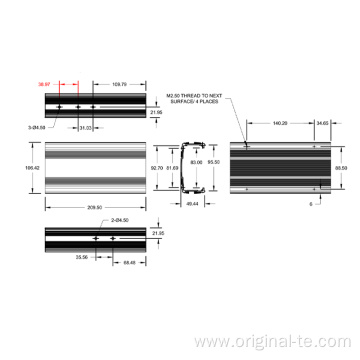 Aluminum heat dissipation shell